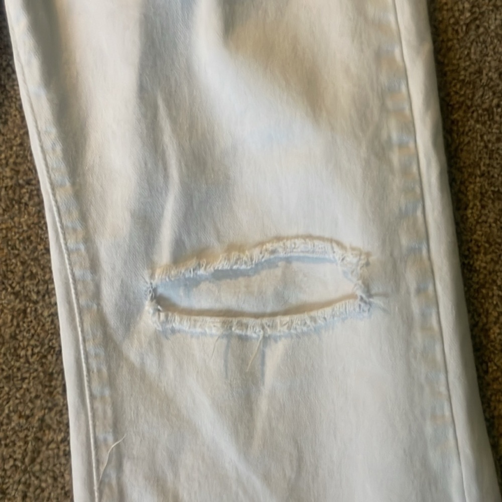 Princess Polly CC Hammer wide leg white jeans - Picture 4 of 8